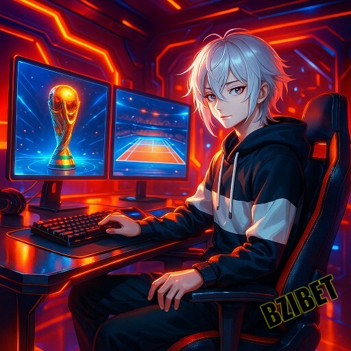 Imagem promocional da BZIBET com foco em apostas esportivas ao vivo